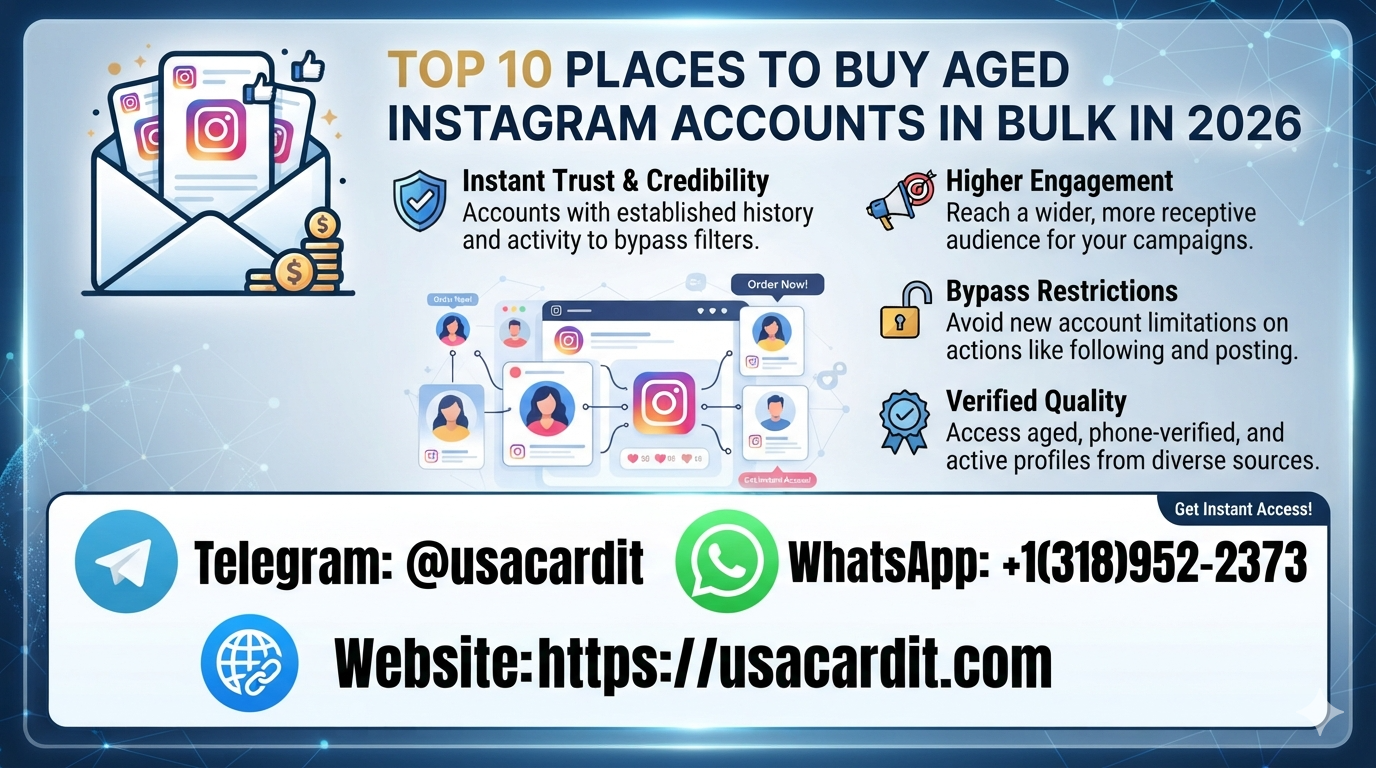 Top 10 Places to Buy Aged Instagram Accounts in Bulk in 2026