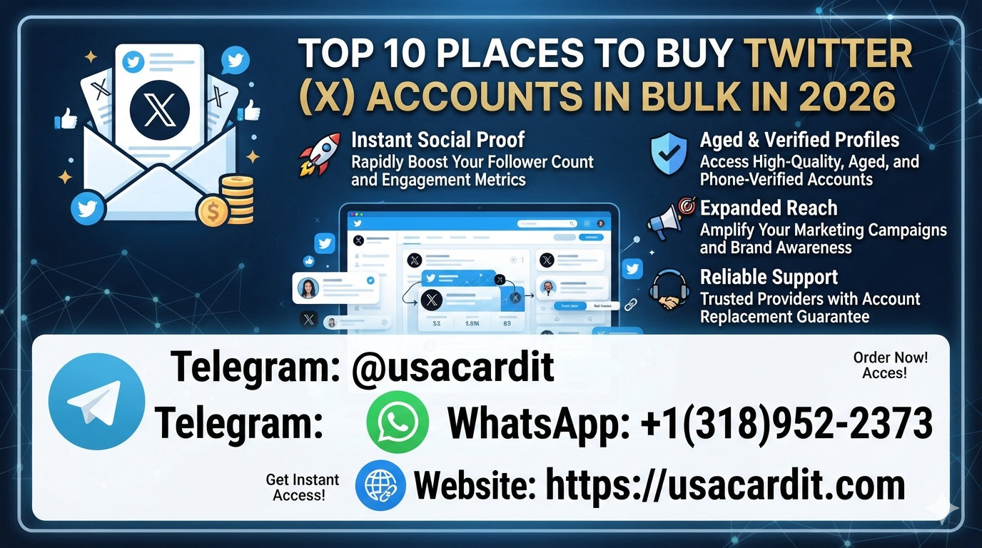 Top 10 Places to Buy Twitter (X) Accounts in Bulk in 2026